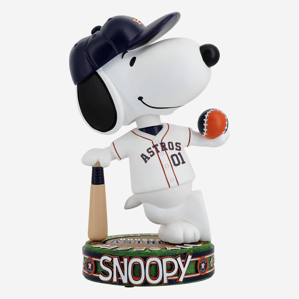 Houston Astros Snoopy Peanuts Batter Up Bighead Bobblehead FOCO - FOCO.com
