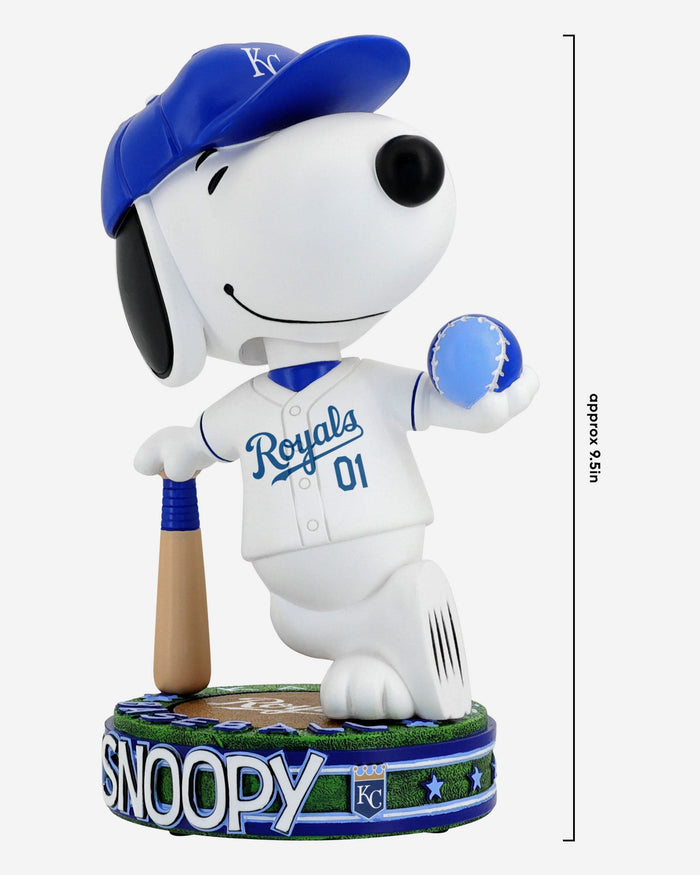 Kansas City Royals Snoopy Peanuts Batter Up Bighead Bobblehead FOCO - FOCO.com