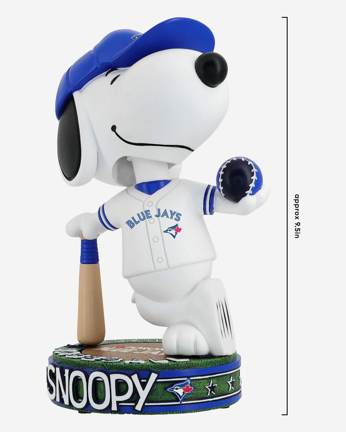 Toronto Blue Jays Snoopy Peanuts Batter Up Bighead Bobblehead FOCO - FOCO.com