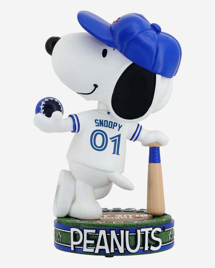 Toronto Blue Jays Snoopy Peanuts Batter Up Bighead Bobblehead FOCO - FOCO.com