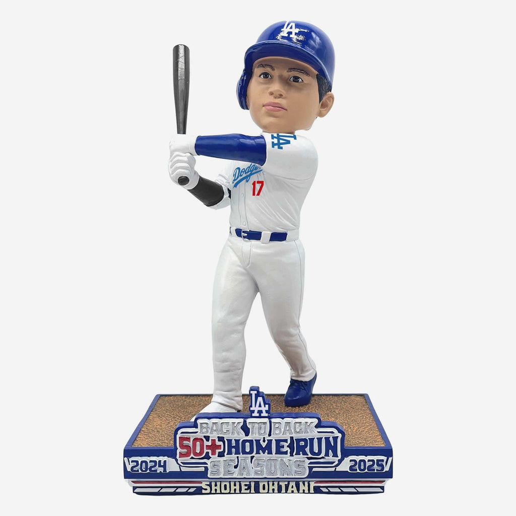 Shohei Ohtani Los Angeles Dodgers Back-to-Back 50 Home Run Seasons Bobblehead FOCO - FOCO.com