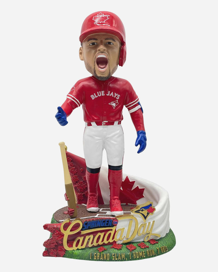 George Springer Toronto Blue Jays Canada Day Gamebreaker Bobblehead FOCO - FOCO.com