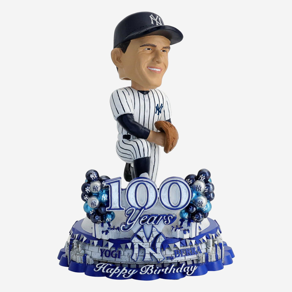 Yogi Berra New York Yankees Commemorative Centennial Birthday Bobblehead FOCO - FOCO.com