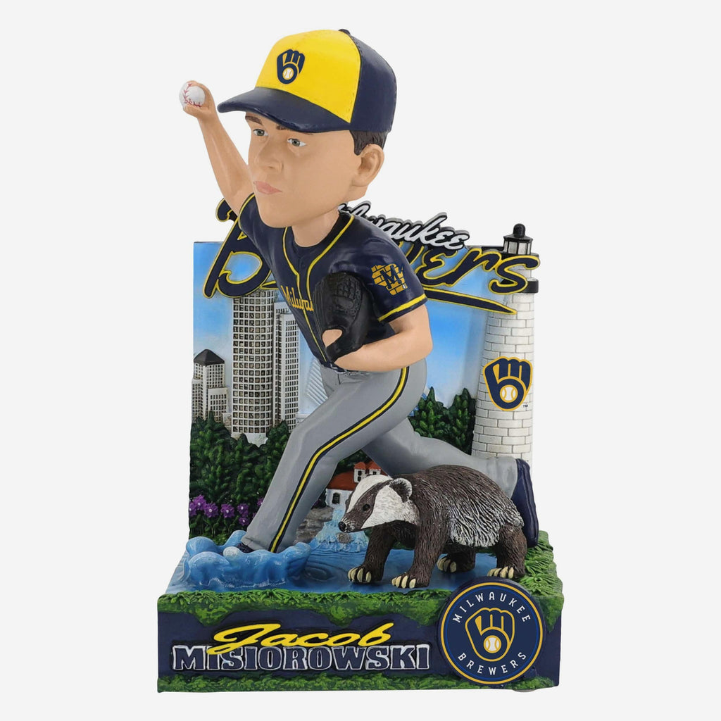 Jacob Misiorowski Milwaukee Brewers Badger State Bobblehead FOCO - FOCO.com