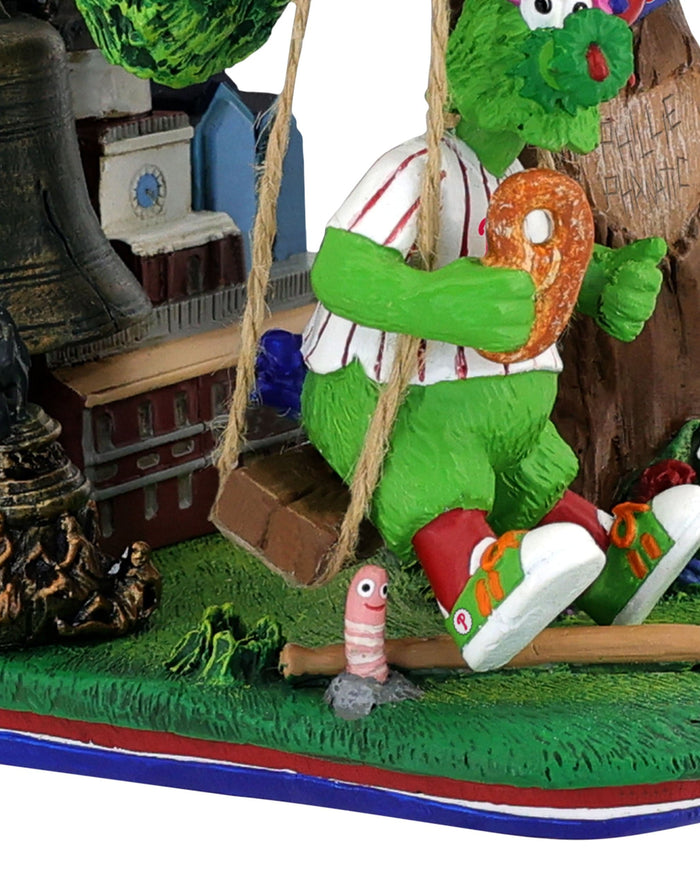 Phillie Phanatic Philadelphia Phillies City Park Swing Mini Bobblehead FOCO - FOCO.com
