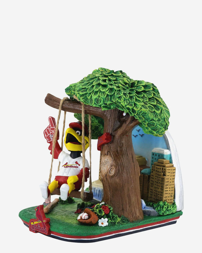 Fredbird St Louis Cardinals City Park Swing Mini Bobblehead FOCO - FOCO.com