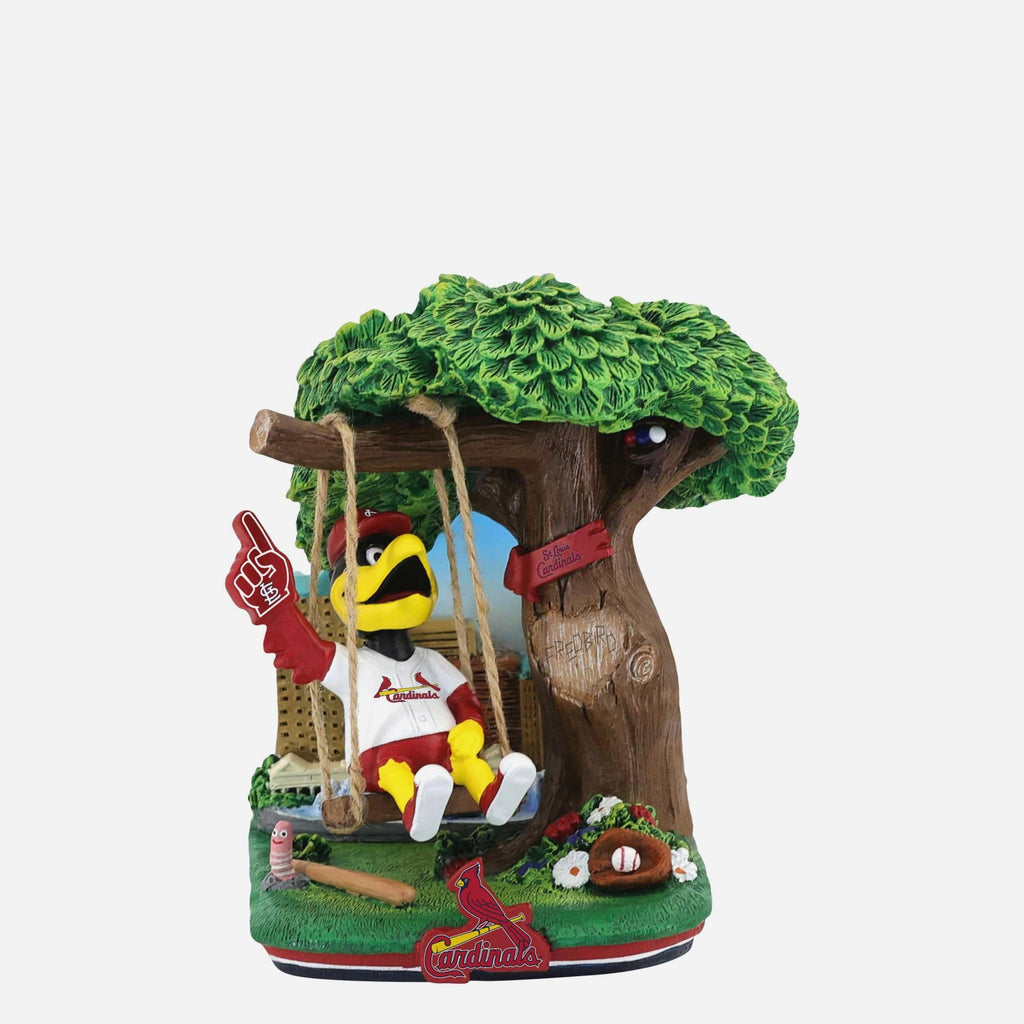 Fredbird St Louis Cardinals City Park Swing Mini Bobblehead FOCO - FOCO.com