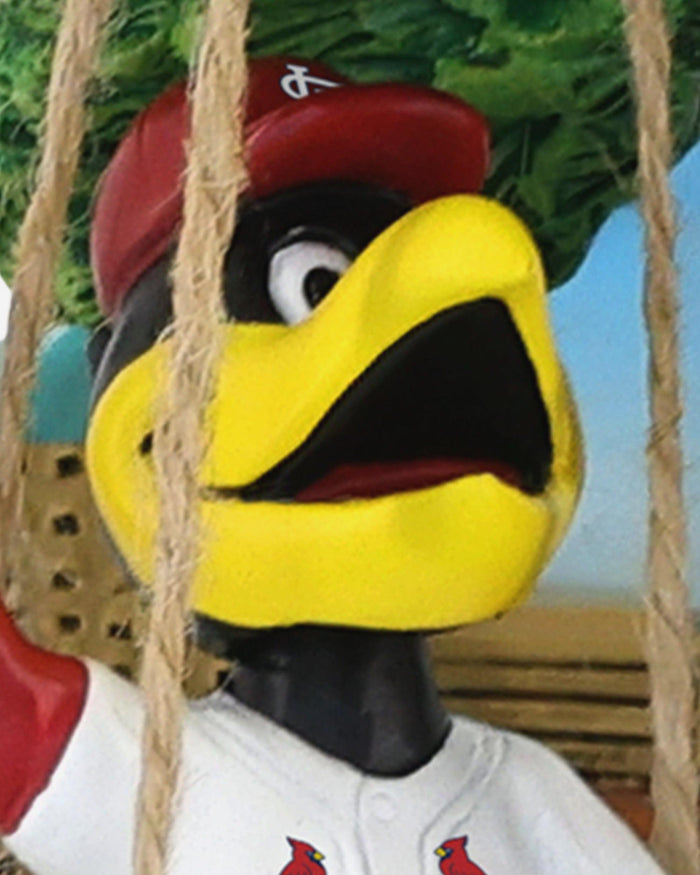 Fredbird St Louis Cardinals City Park Swing Mini Bobblehead FOCO - FOCO.com