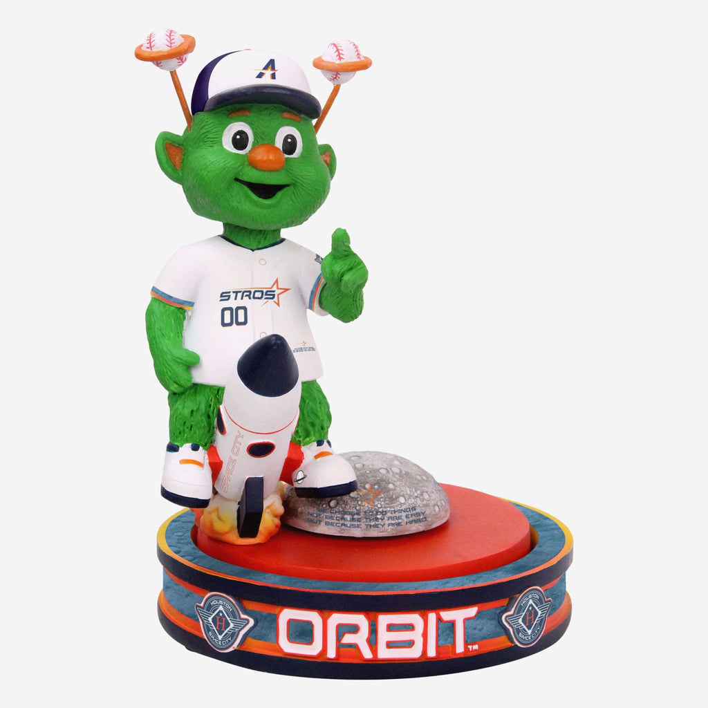 Orbit Houston Astros 2025 City Connect Lunar Launch Mascot Spinner Bobblehead FOCO - FOCO.com