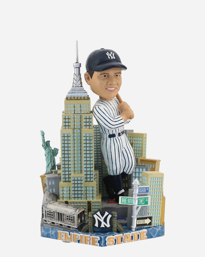 Babe Ruth New York Yankees Empire State Building Light Up Bobblehead FOCO - FOCO.com