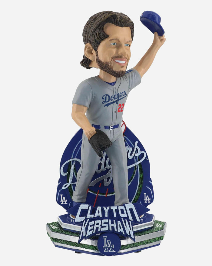 Clayton Kershaw Los Angeles Dodgers Final Career Regular Season Start Bobblehead FOCO - FOCO.com
