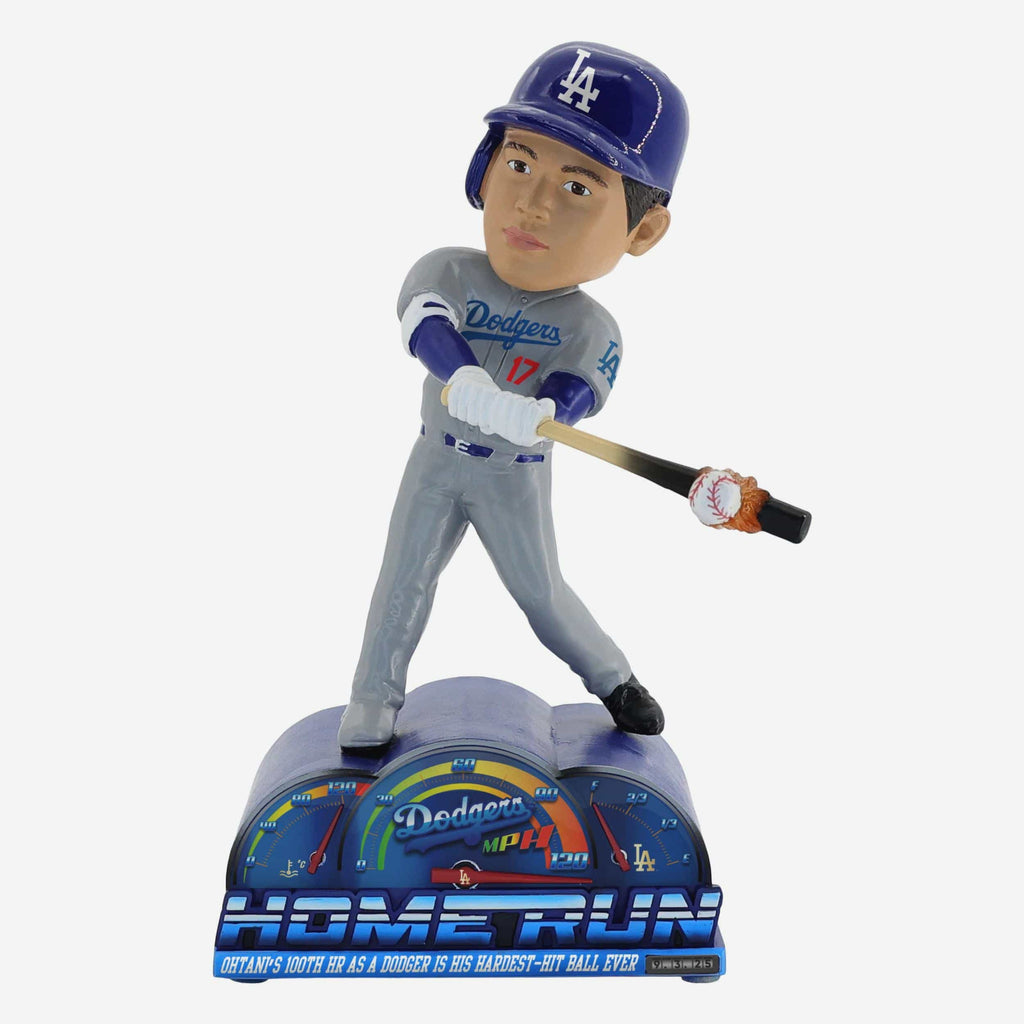 Shohei Ohtani Los Angeles Dodgers Fastest 100 Home Runs Franchise Record Bobblehead FOCO - FOCO.com