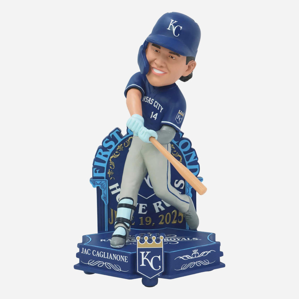 Jac Caglianone Kansas City Royals First Home Run Bobblehead FOCO - FOCO.com