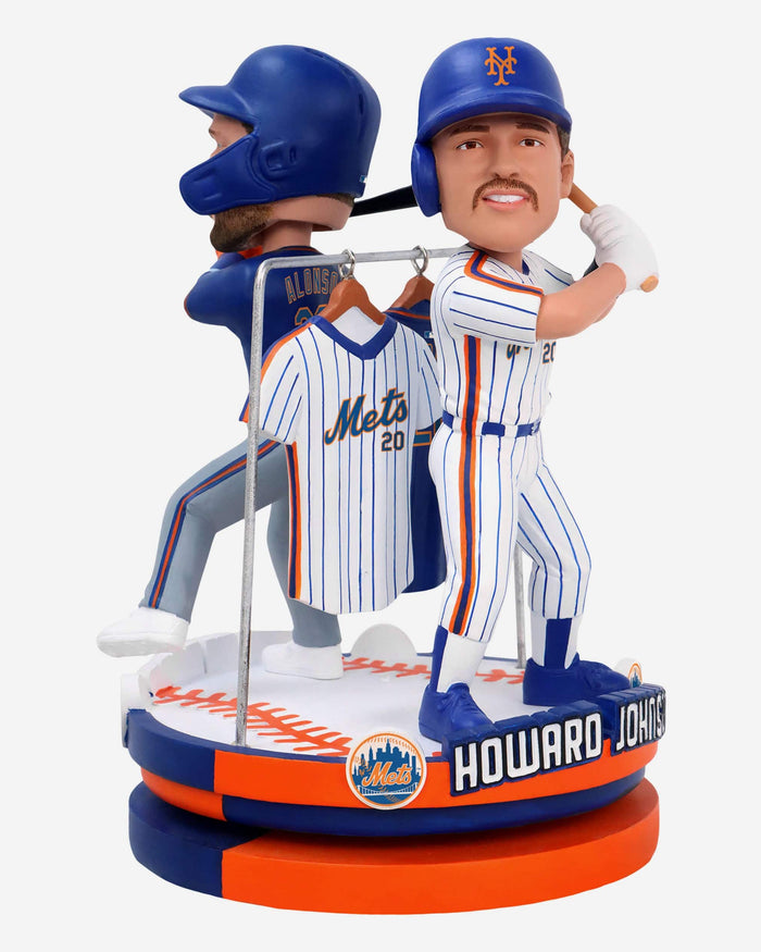 Howard Johnson & Pete Alonso New York Mets Famous 20s Dual Spinning Bobblehead FOCO - FOCO.com