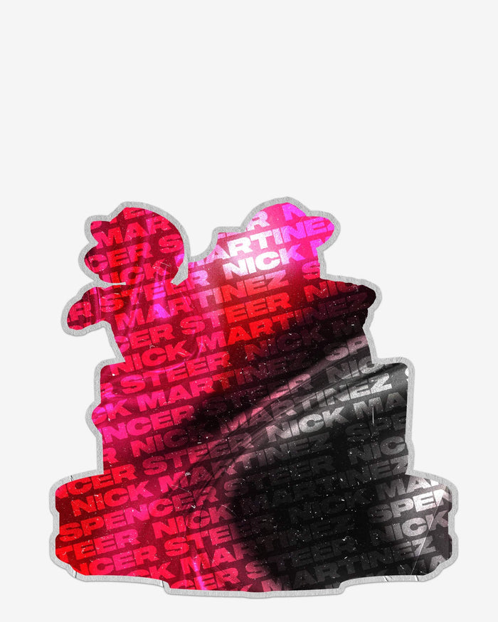 Nick Martinez & Spencer Steer Cincinnati Reds Gamebreaker Mini Bobblehead Scene FOCO - FOCO.com