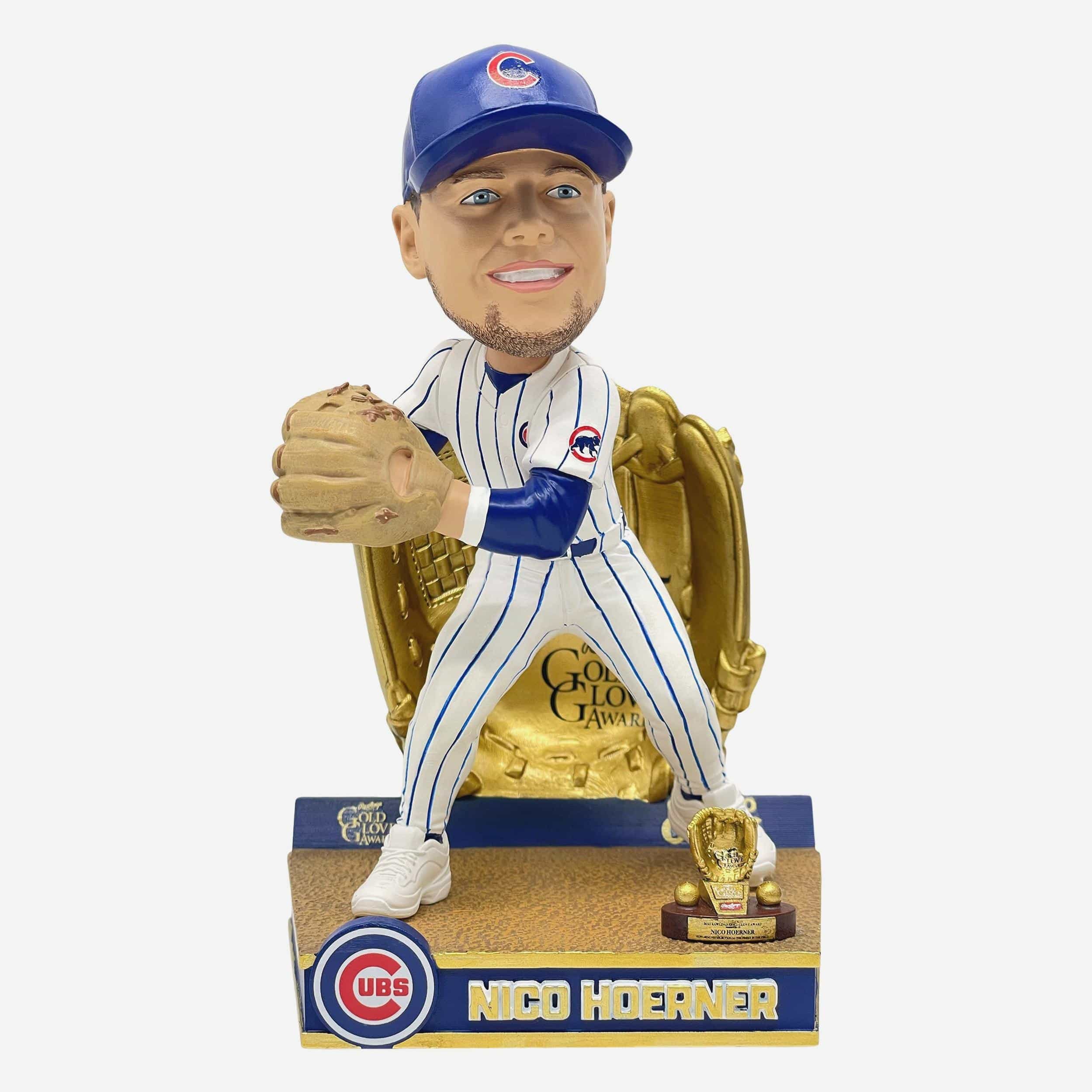 Nico Hoerner Chicago Cubs 2025 Gold Glove Bobblehead FOCO