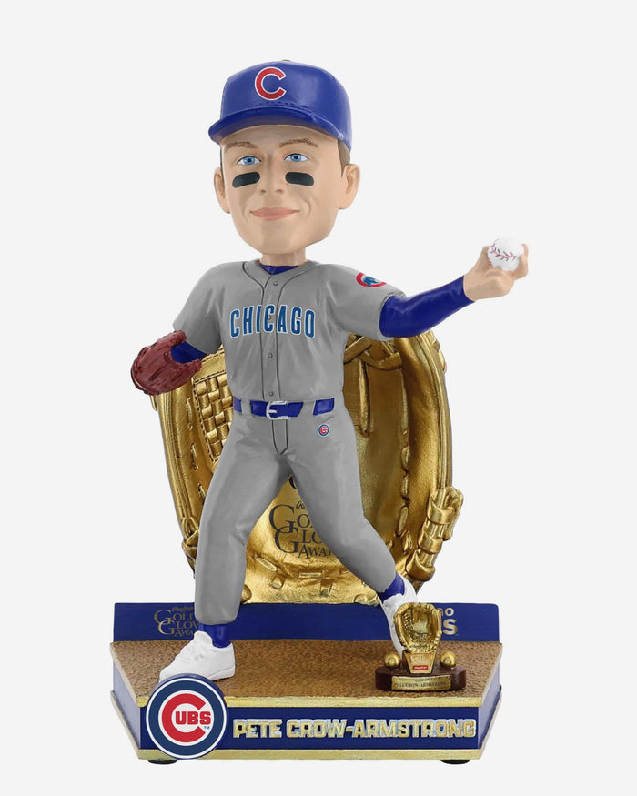 Pete Crow-Armstrong Chicago Cubs 2025 Gold Glove Bobblehead FOCO - FOCO.com