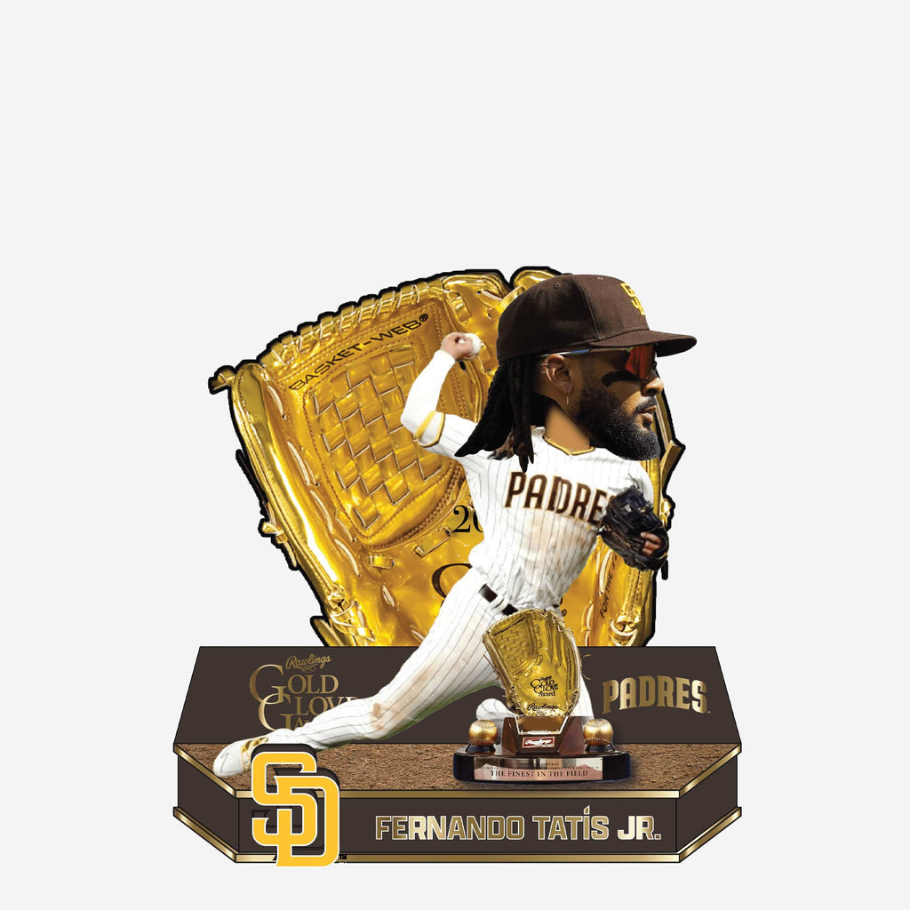 Fernando Tatis Jr San Diego Padres 2025 Gold Glove Bobblehead FOCO - FOCO.com