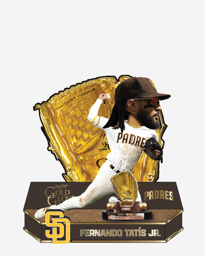 Fernando Tatis Jr San Diego Padres 2025 Gold Glove Bobblehead FOCO - FOCO.com