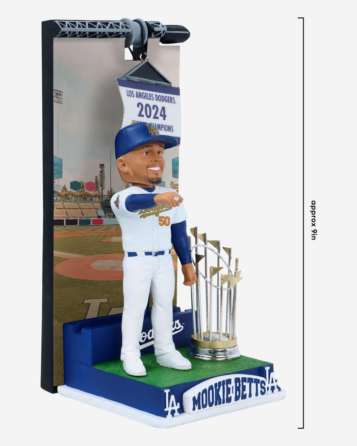 Mookie Betts Los Angeles Dodgers 2024 Banner Raising Bobblehead FOCO - FOCO.com