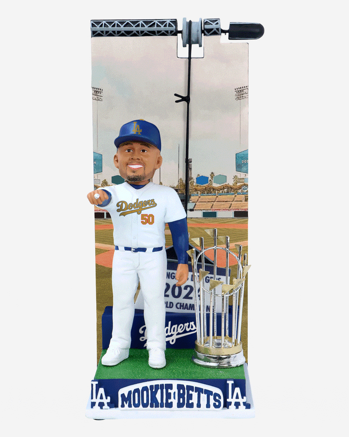 Mookie Betts Los Angeles Dodgers 2024 Banner Raising Bobblehead FOCO - FOCO.com