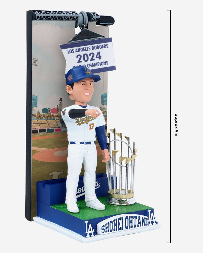 Shohei Ohtani Los Angeles Dodgers 2024 Banner Raising Bobblehead FOCO - FOCO.com