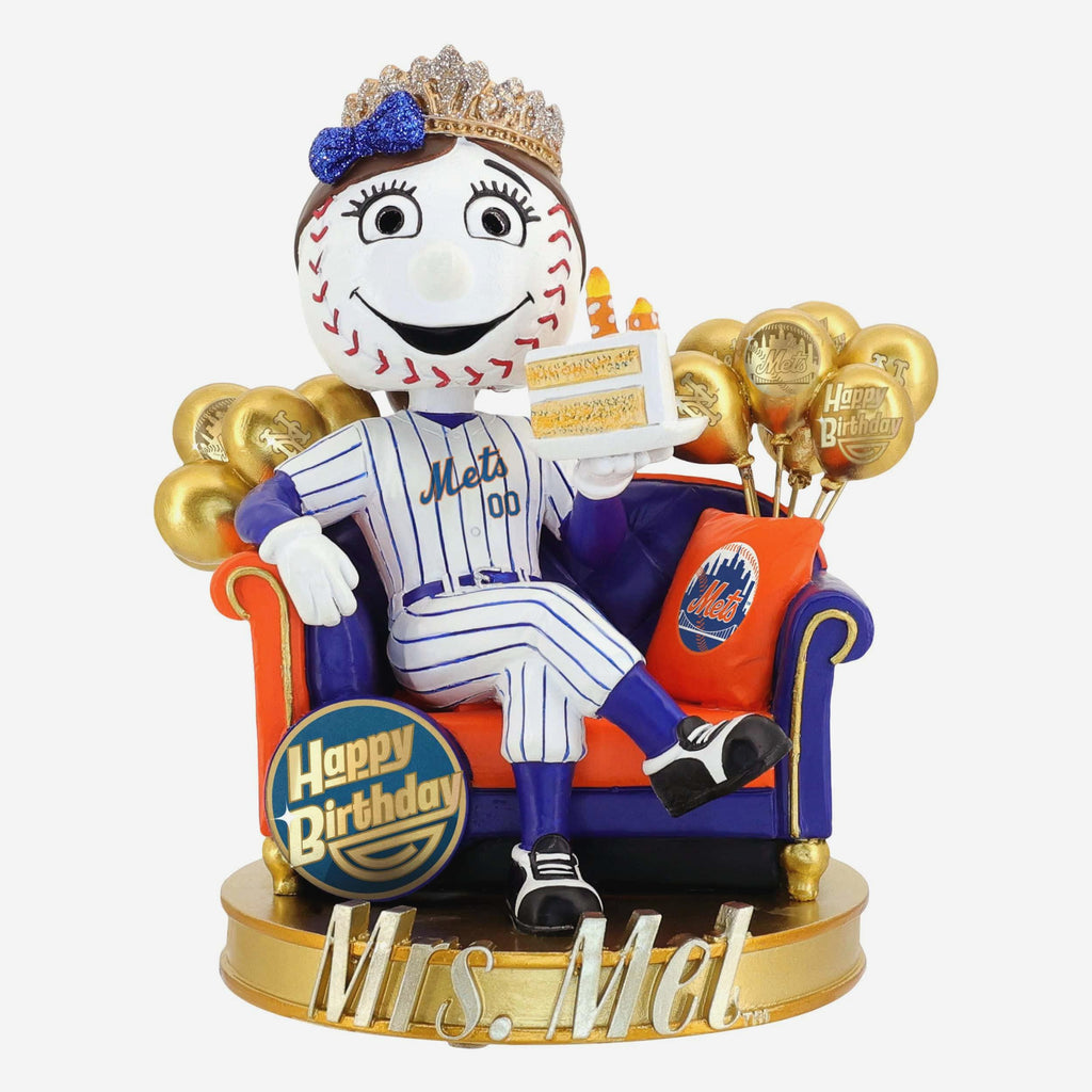 Mrs Met New York Mets Birthday Bobblehead FOCO - FOCO.com