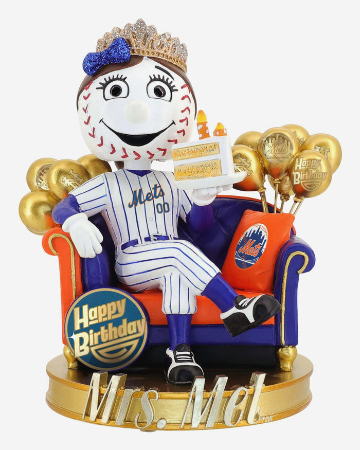 Mrs Met New York Mets Birthday Bobblehead FOCO - FOCO.com