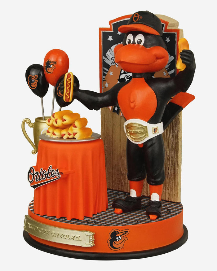 The Oriole Bird Baltimore Orioles Hot Dog Eating Contest Bobblehead FOCO - FOCO.com