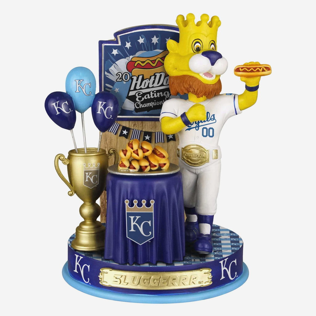 Sluggerrr Kansas City Royals Hot Dog Eating Contest Bobblehead FOCO - FOCO.com