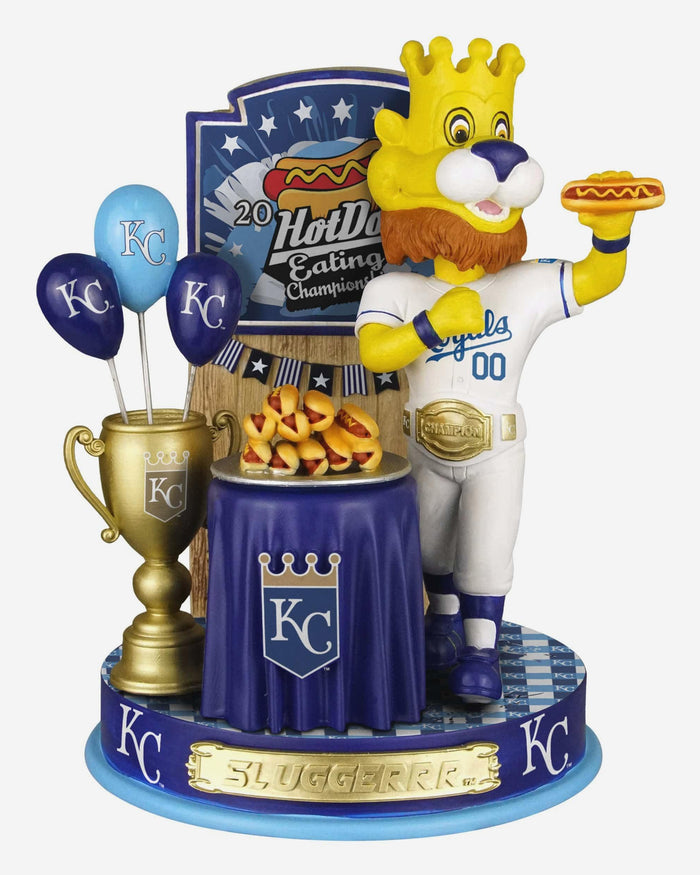 Sluggerrr Kansas City Royals Hot Dog Eating Contest Bobblehead FOCO - FOCO.com