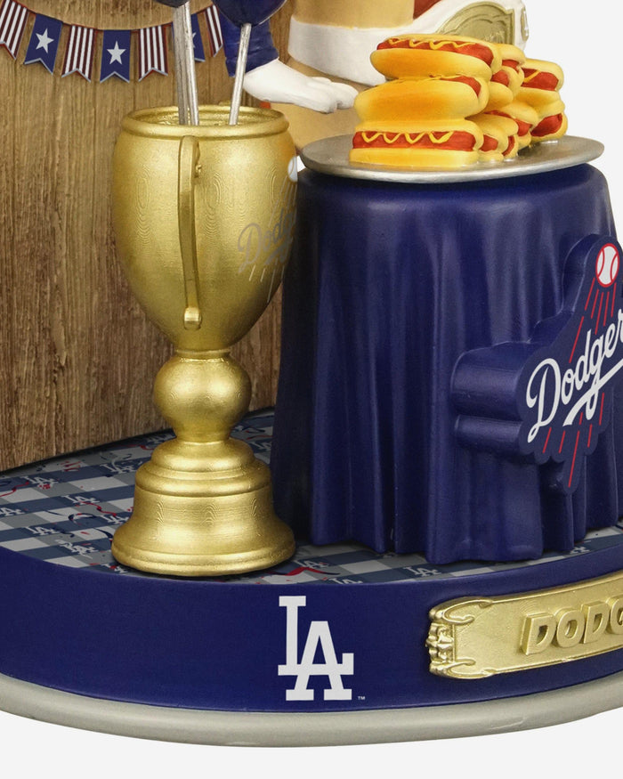 Dodger Dog Los Angeles Dodgers Hot Dog Eating Contest Bobblehead FOCO - FOCO.com
