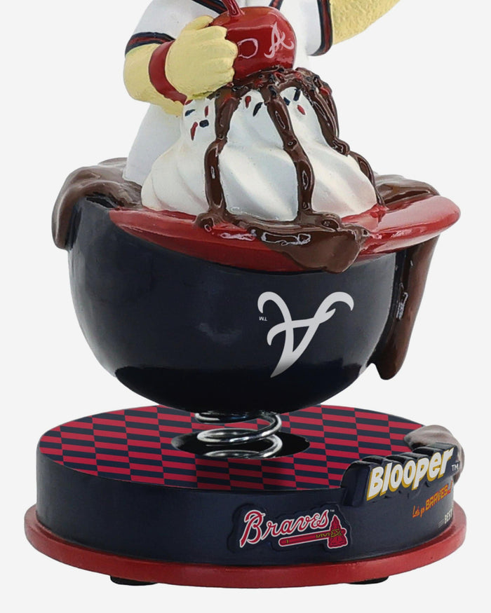 Blooper Atlanta Braves Ice Cream Helmet Mascot Bobblehead FOCO - FOCO.com