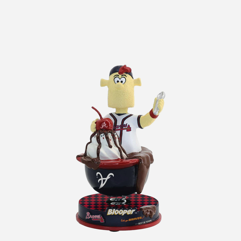 Blooper Atlanta Braves Ice Cream Helmet Mascot Bobblehead FOCO - FOCO.com