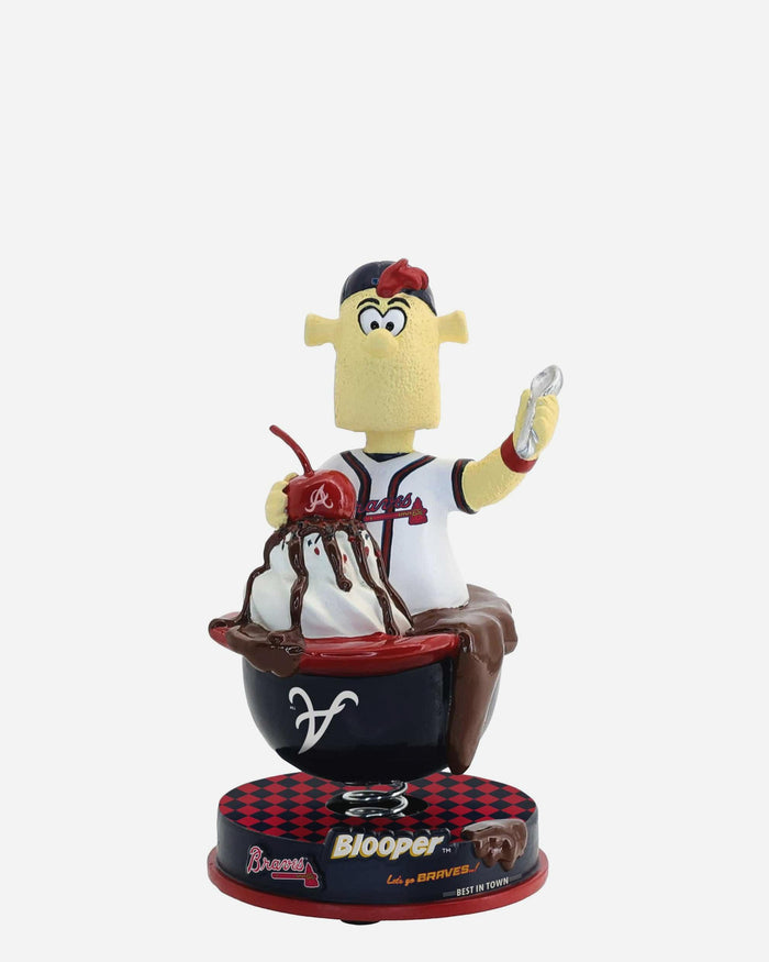 Blooper Atlanta Braves Ice Cream Helmet Mascot Bobblehead FOCO - FOCO.com