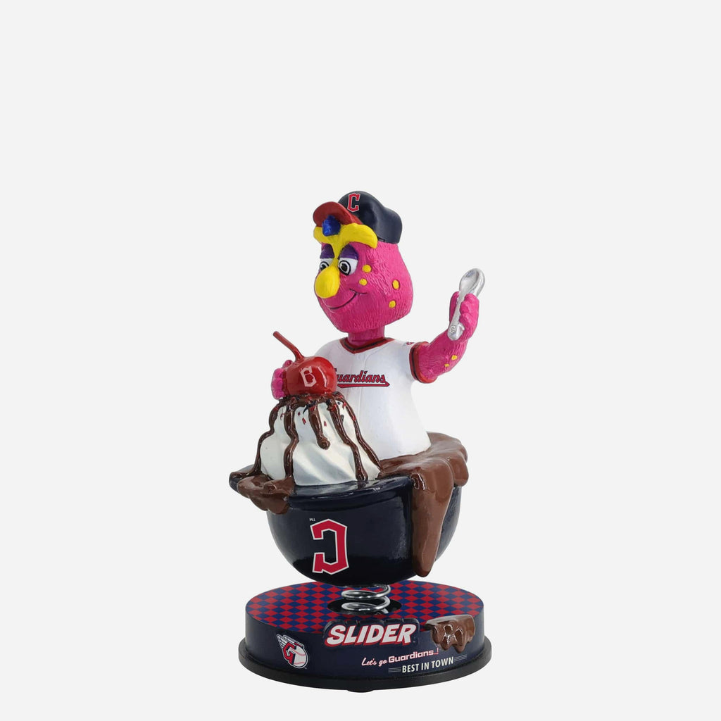 Slider Cleveland Guardians Ice Cream Helmet Mascot Bobblehead FOCO - FOCO.com