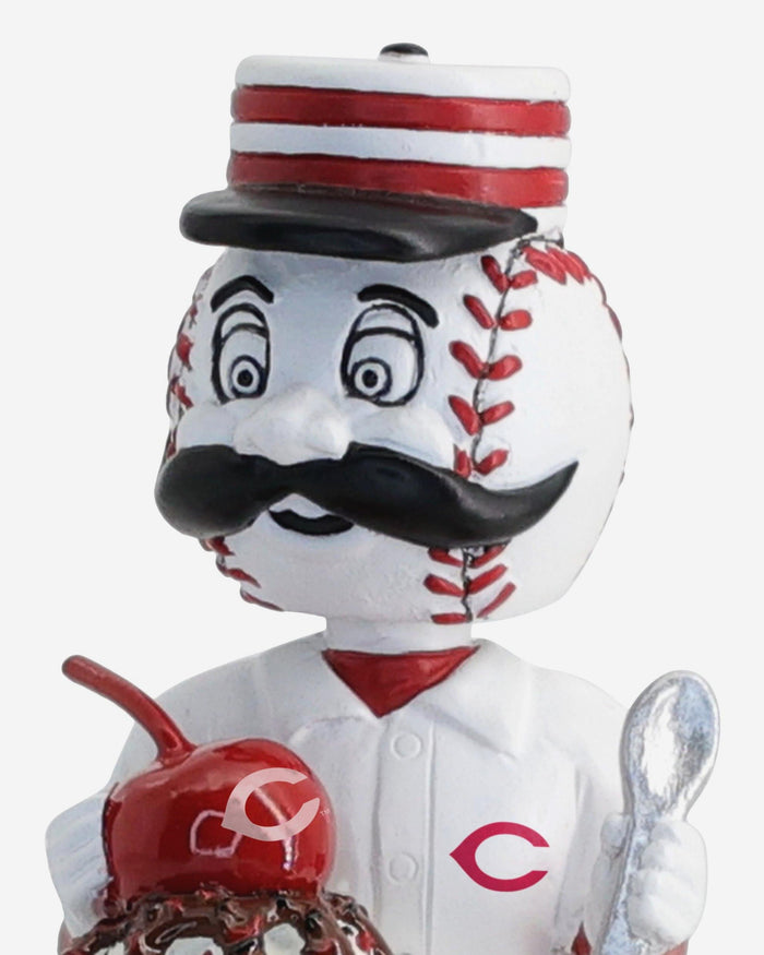 Mr Redlegs Cincinnati Reds Ice Cream Helmet Mascot Bobblehead FOCO - FOCO.com