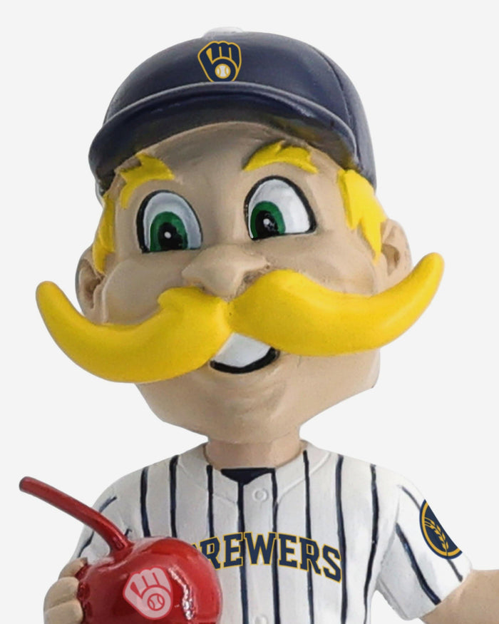 Bernie Brewer Milwaukee Brewers Ice Cream Helmet Mascot Bobblehead FOCO - FOCO.com