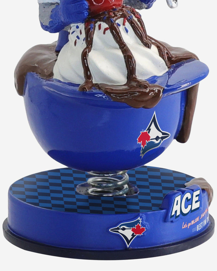 Ace Toronto Blue Jays Ice Cream Helmet Mascot Bobblehead FOCO - FOCO.com