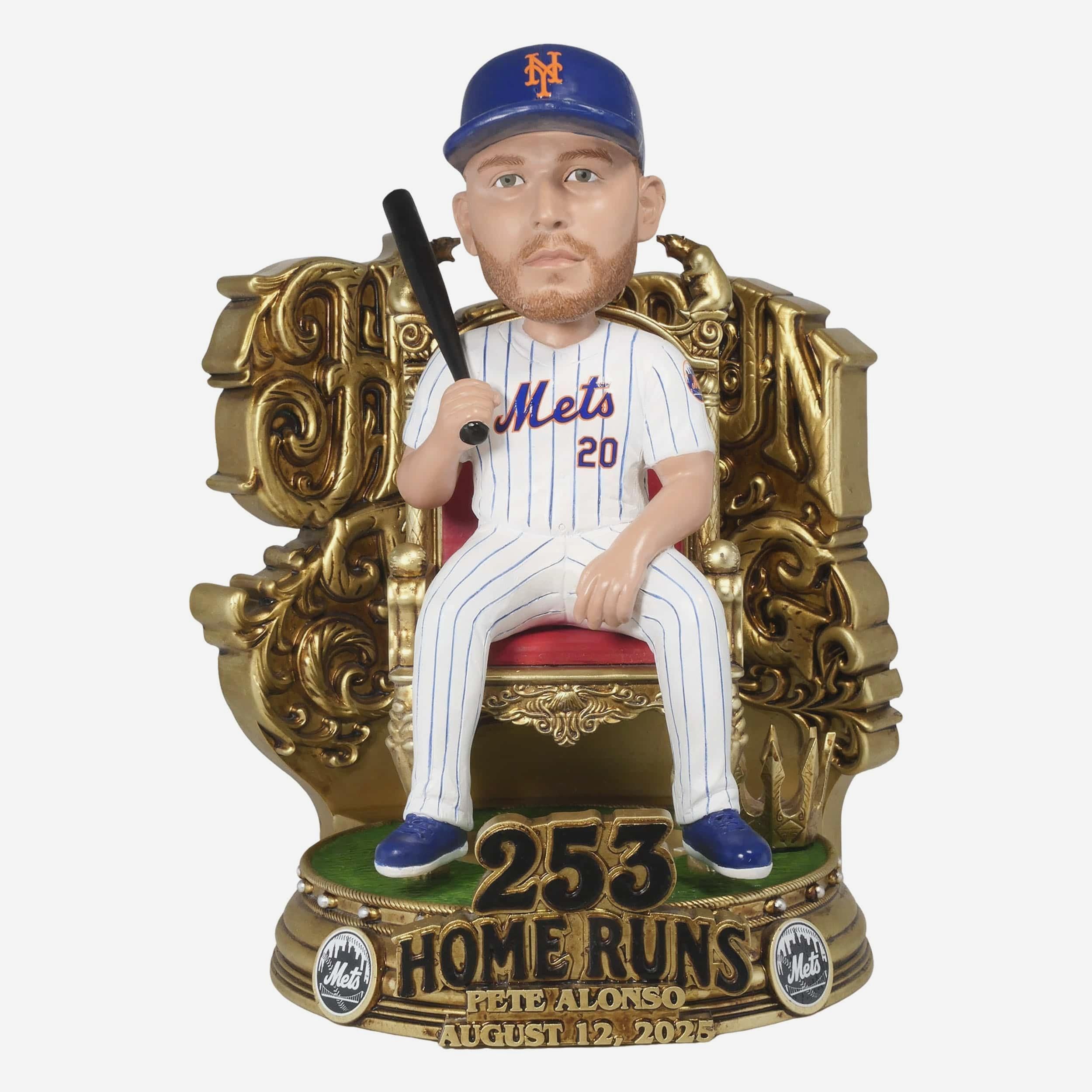 Pete Alonso New York Mets Home Run King Bobblehead FOCO