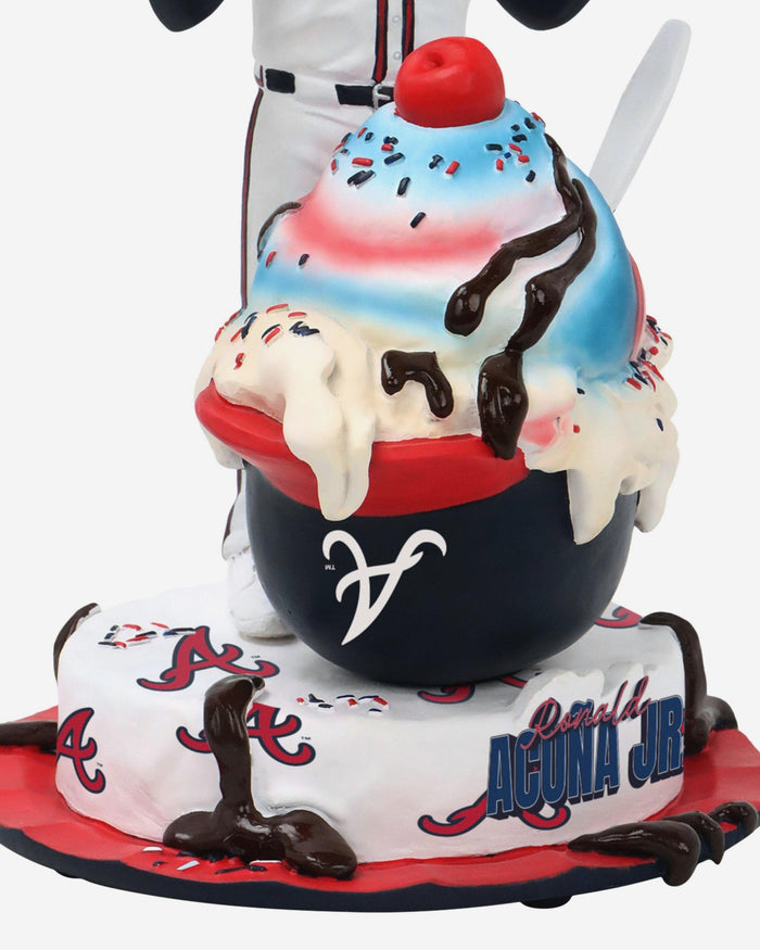 Ronald Acuna Jr Atlanta Braves Ice Cream Helmet Bobblehead FOCO - FOCO.com