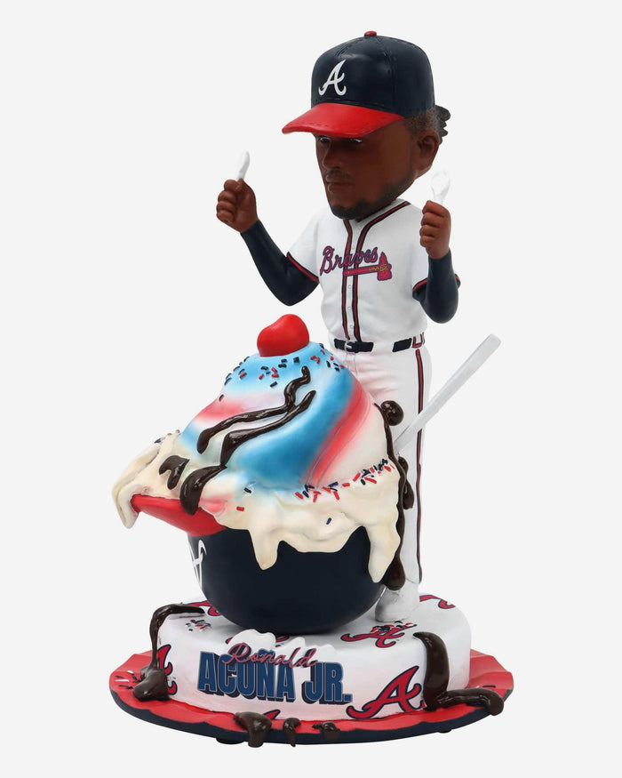 Ronald Acuna Jr Atlanta Braves Ice Cream Helmet Bobblehead FOCO - FOCO.com