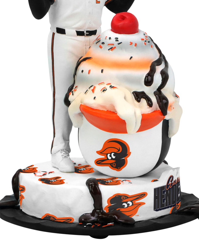 Gunnar Henderson Baltimore Orioles Ice Cream Helmet Bobblehead