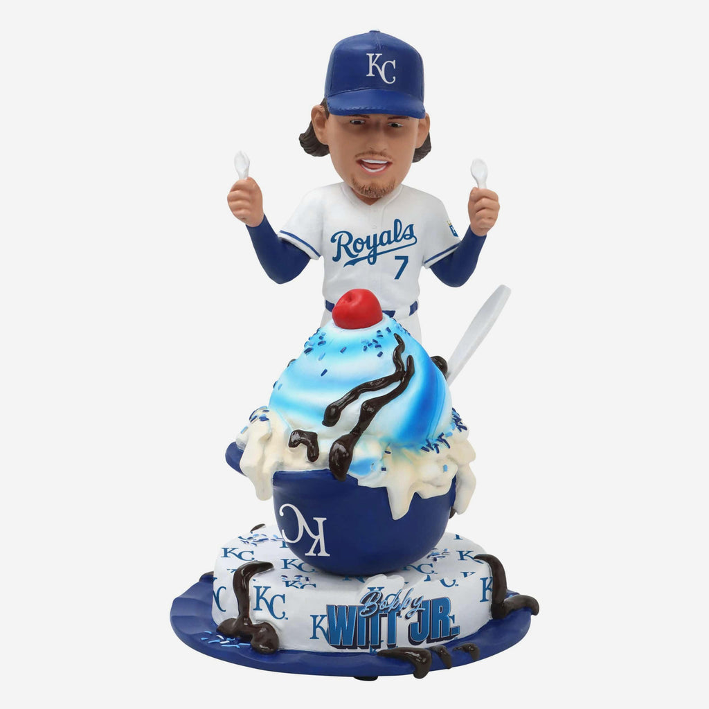 Bobby Witt Jr Kansas City Royals Ice Cream Helmet Bobblehead FOCO - FOCO.com