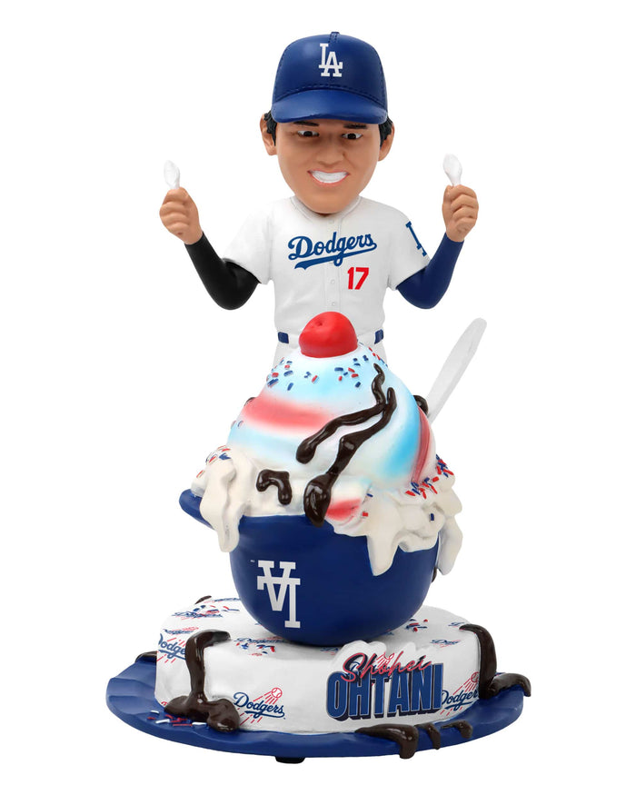 Shohei Ohtani Los Angeles Dodgers Ice Cream Helmet Bobblehead