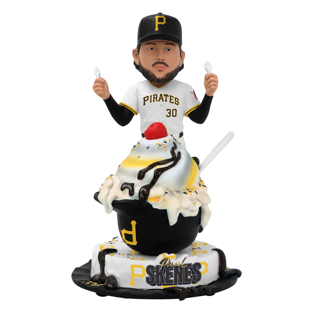 Paul Skenes Pittsburgh Pirates Ice Cream Helmet Bobblehead