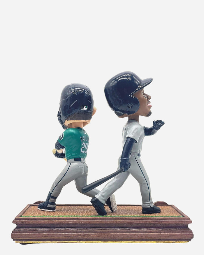 Cal Raleigh & Ken Griffey Jr Seattle Mariners Most Pre-All Star Home Runs Franchise Record Mini Dual Bobblehead FOCO - FOCO.com