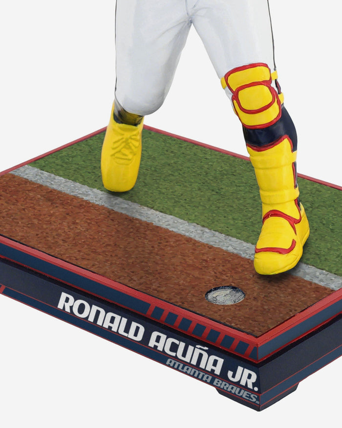 Ronald Acuna Jr Atlanta Braves Magnetized Bobble Dubblz Bobblehead FOCO - FOCO.com