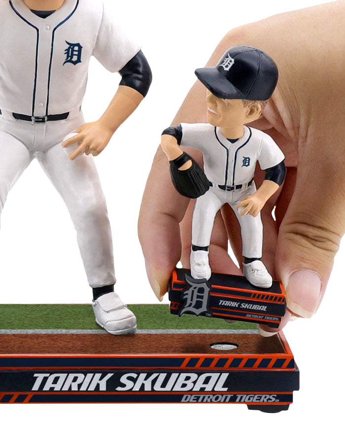 Tarik Skubal Detroit Tigers Magnetized Bobble Dubblz Bobblehead FOCO - FOCO.com
