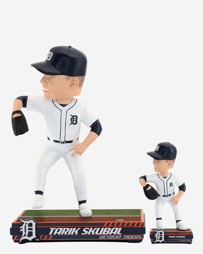 Tarik Skubal Detroit Tigers Magnetized Bobble Dubblz Bobblehead FOCO - FOCO.com